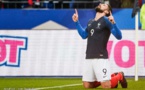 Giroud est désormais le 4e meilleur buteur de l'histoire de l'équipe de France