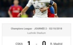Ligue des champions : le Real Madrid chute à Moscou