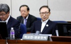 Corée du Sud: l'ex-président Lee Myung-bak condamné à 15 ans de prison
