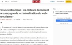 Algérie: l'inquiétude du Syndicat des éditeurs de la presse électronique