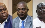 Les trois principaux candidats à la présidence congolaise