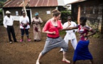 Le karaté comme thérapie pour des Congolaises victimes de violences
