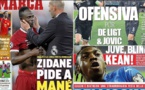Sadio Mané à la Une de MARCA: « Zidane pide a Mané* »