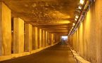 Dernières minutes: Une 4 X 4 heurte le mur du tunnel soumbédioune et se renverse