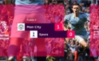 35e journée Premier League: City se remet de sa déception de mercredi en battant difficilement tottenham