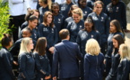 Emmanuel Macron aux Bleues : "C’est votre année"