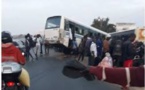 Virage de Ngor : un choc violent entre deux bus "Tata" fait plusieurs blessés dont deux dans un état grave