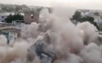La vidéo spectaculaire de l’effondrement de l’immeuble à Touba