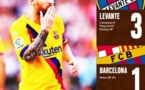 Liga : Levante fait couler le Barça en sept minutes (3-1)