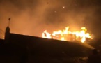 Thiaroye-Sur-Mer: l'usine La Rochette a pris feu... les sapeurs-pompiers peinent toujours à maîtriser les flammes