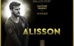 Alisson Becker remporte le premier Trophée Yachine de meilleur gardien du monde