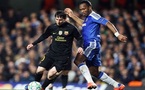 Direct Ligue des champions: démarrage du match Barcelone vs Chelsea - Messi pousse