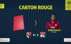 #Ligue1 - Lyon s’impose dans la confusion à Metz, Habib Diallo expulsé pour avoir giflé Marçal