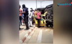 Vidéo-Grave accident à Colobane: Un camion de la gendarmerie se renverse et écrase deux taxis