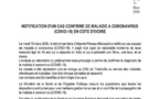 #Coronavirus: la Cote d'Ivoire enregistre son premier cas confirmé 