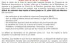 Déféré de paiement des impôts pour certaines entreprises : la DGID informe que la mesure est effective