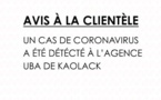 Kaolack: un employé de UBA Sénégal testé positif au Coronavirus