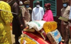 Mansour Faye a assisté à Salemata à la distribution des kits alimentaires