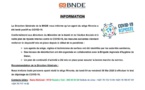 COVID-19 : Un cas positif au siège de la Banque nationale de développement économique