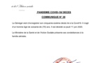 Le Sénégal enregistre un 56e décès lié à la Covid-19