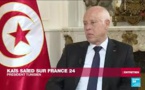 Kaïs Saïed sur France 24 : "Je n’aime pas que l’on me marche sur les pieds"