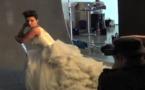 Kim Kardashian en robe de mariée : elle s'y croit déjà !