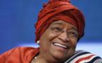 La présidente du Liberia Ellen Johnson Sirleaf en visite en Côte d'Ivoire