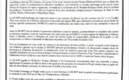 Mali : le M5-RFP invite la Cedeao, l'UA et la Communauté internationale à mieux appréhender la situation (Document)