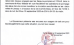 Opérations de pompages des eaux dans les zones inondées : « les deux voies de Jaxaay fermées », annonce le Gouverneur de Dakar