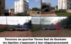 DIRECT déguerpissement quartier Terme Sud de Ouakam: tensions entre familles et forces de l'ordre