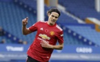 #PremierLeague - Manchester United remporte 3 précieux points à Everton, Cavani marque son 1er but