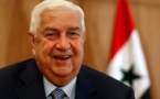 Syrie : Décès de Walid Mouallem, ​ministre des Affaires étrangères
