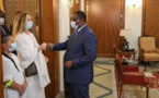 Marion Diop et les deux enfants de Pape Bouba reçus au Palais