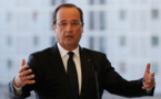 François Hollande, lauréat du prix de la paix de l'Unesco