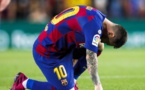 Le Barça annonce une blessure à la cheville de Messi: il sera forfait contre Eibar