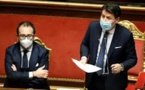 Le chef du gouvernement italien Giuseppe Conte a démissionné