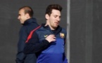 C1-1/4 finale retour Barça vs PSG: Messi s'est entraîné ce matin