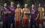 Foot-Espagne: le Barça présente ses nouveaux maillots