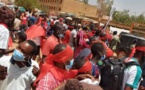 Les membres du collectif «Fouta-Tampi» aux portes de la capitale