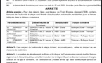 Travaux du TER: le Gouverneur de Dakar sort un arrêté pour divulguer les jours et heures de fermeture de l’autoroute à péage 