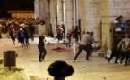 Plus de 180 blessés dans des heurts entre Palestiniens et police israélienne à Jérusalem