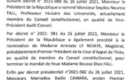 Conseil constitutionnel: Macky nomme 3 nouveaux sages dont Mamadou Badio Camara