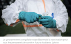 Covid-19: le Congo-B oblige les personnels de santé et nouveaux étudiants à se faire vacciner