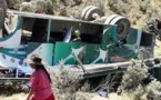 Pérou: au moins quinze morts dans un acident de bus transportant des mineurs