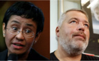 Le prix Nobel de la paix 2021 attribué aux journalistes Maria Ressa et Dimitri Muratov