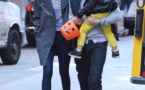 Miranda Kerr et Orlando Bloom à New York pour Halloween, avec leur fils Flynn, ce lundi 28 octobre 2013