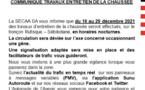 Travaux d’entretien de la chaussée Rufisque-Sébikotane: la SECAA annonce une déviation de la circulation du 16 au 29 décembre