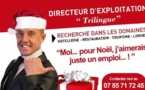 Il trouve un emploi en s'affichant sur un panneau publicitaire géant