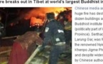 Chine: grave incendie dans un centre de bouddhisme tibétain dans le Sichuan