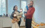 Ils attendront la paix: une famille ukrainienne réfugiée côté slovaque
